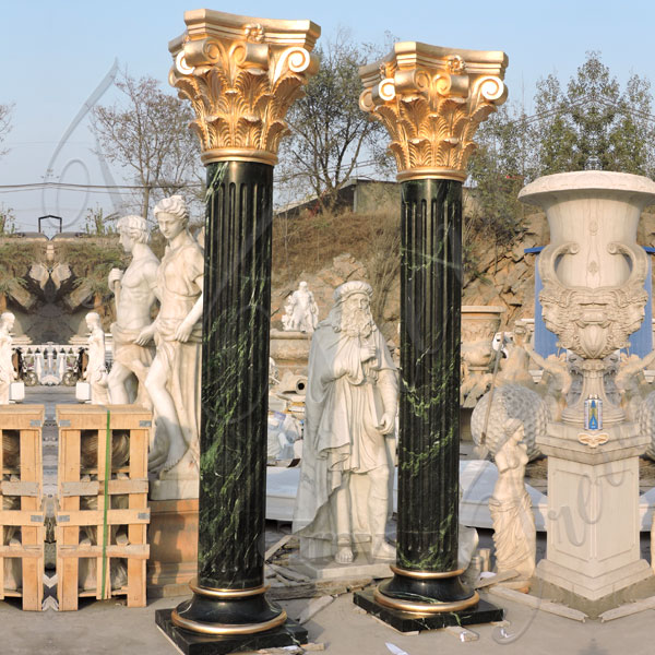 Luxury empire marble corinthian columns factory supply