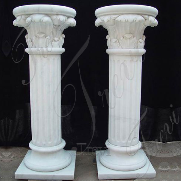 Solid marble decorative pillar and columns for wedding decor
