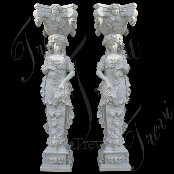 tall greek roman columns structural support faux marble pillars designs