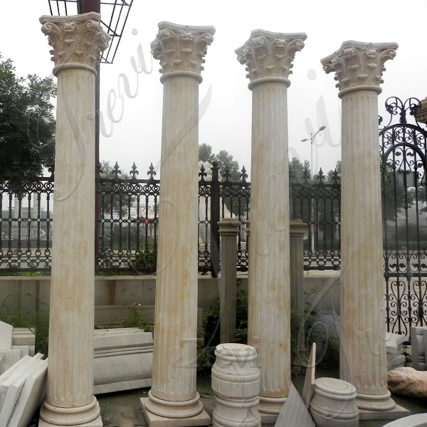 tall romanesque columns residential porch fluted columns for sale