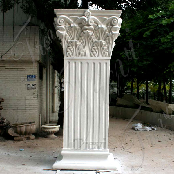 wholesale white roman pillars free standing premade columns for sale