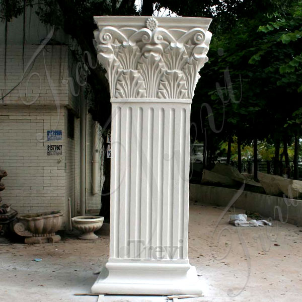 wholesale solomonic column round support faux marble columns supplier