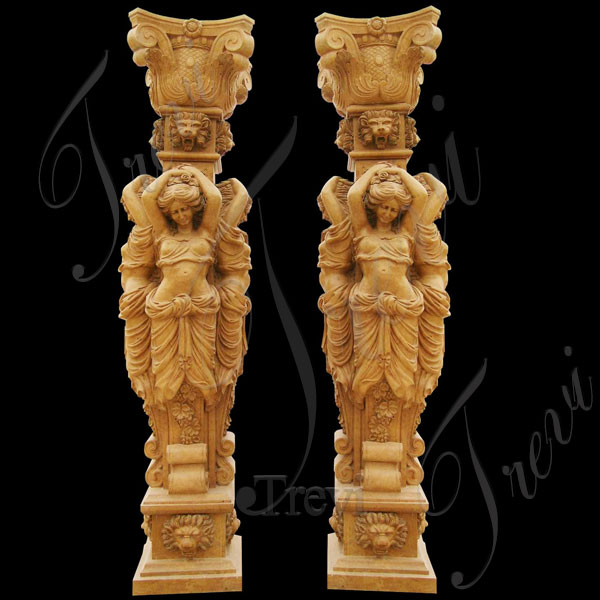 wholesale greek pillars free standing porch pillars for house