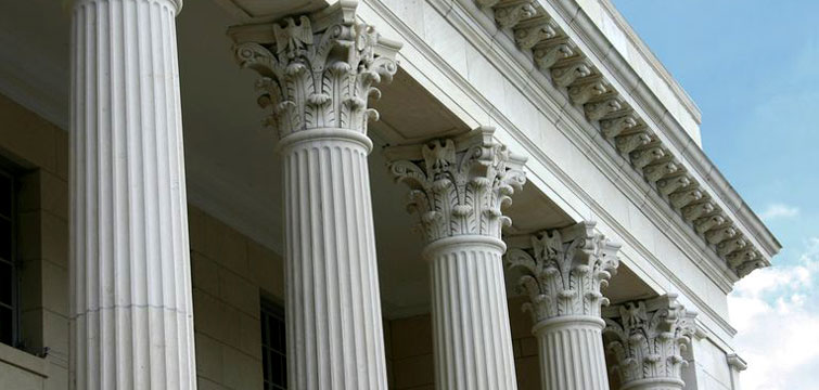 Marble corinthian columns