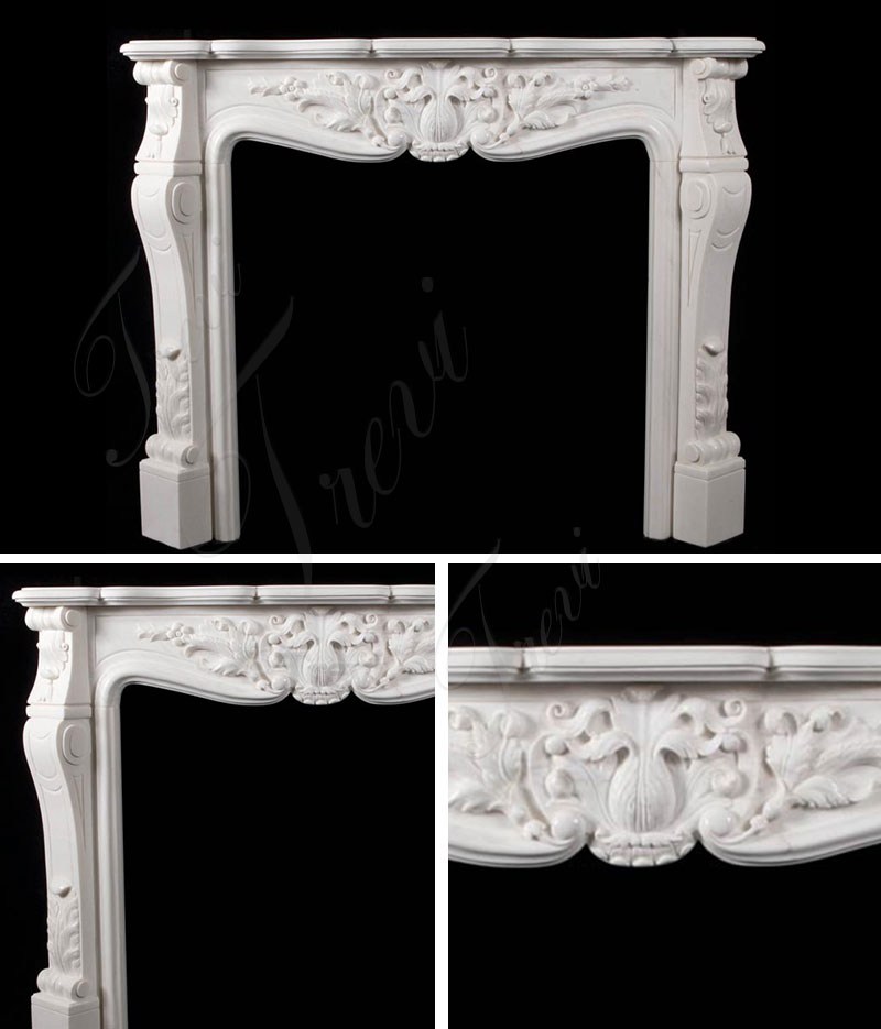 Modern French Marble Fireplace Mantels and Surrounds