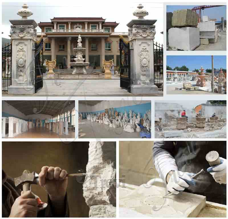 Marble Columns Designs for Residential Buildings