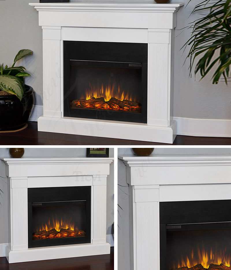 modern marble fireplace mantel