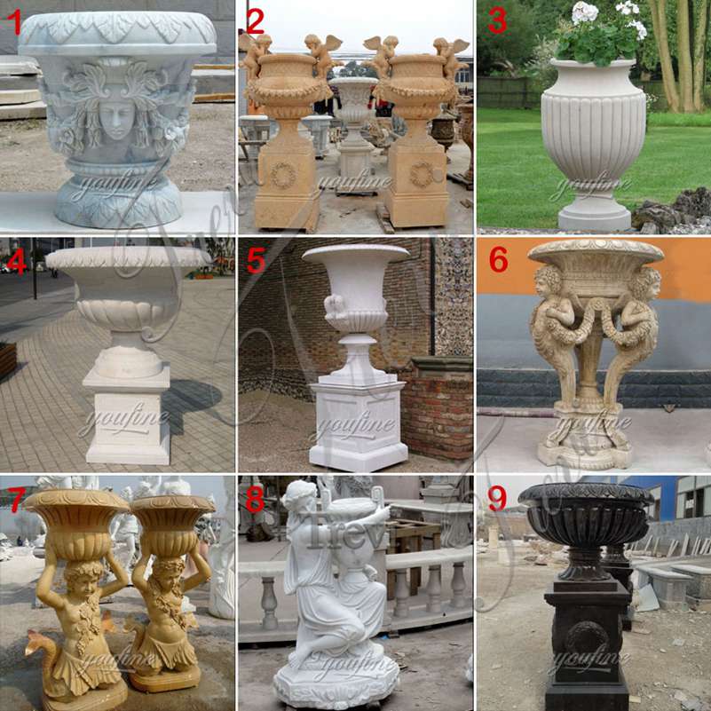 Marble planters manufacturer