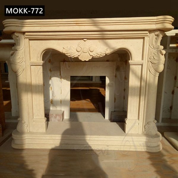 Home Decoration French Marble Fireplace Surround for Sale MOKK-772