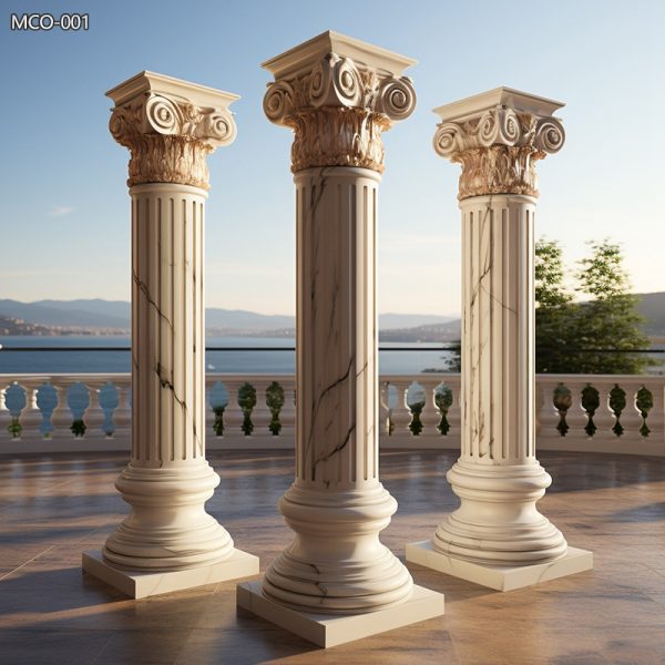 Hand Carved Marble Pillars for Homes Decor